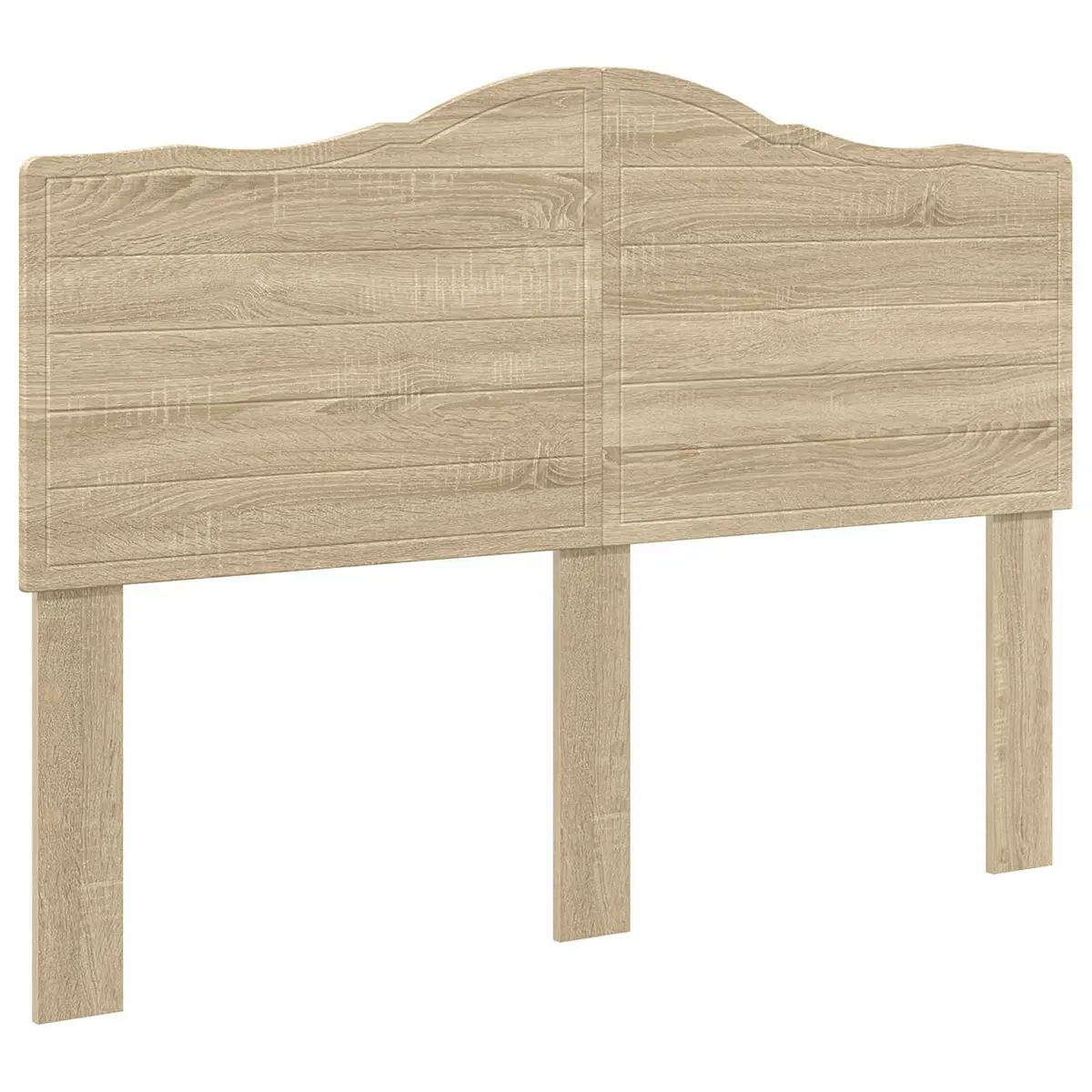 Brown Engineered Wood Headboard for Bedrooms