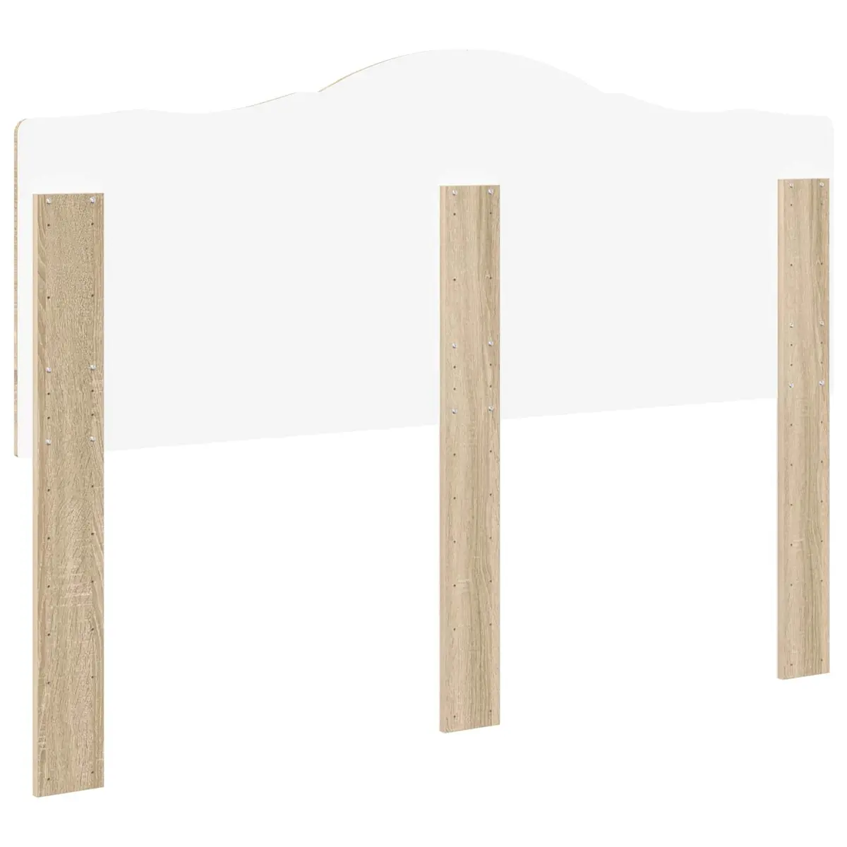 Brown Engineered Wood Headboard for Bedrooms