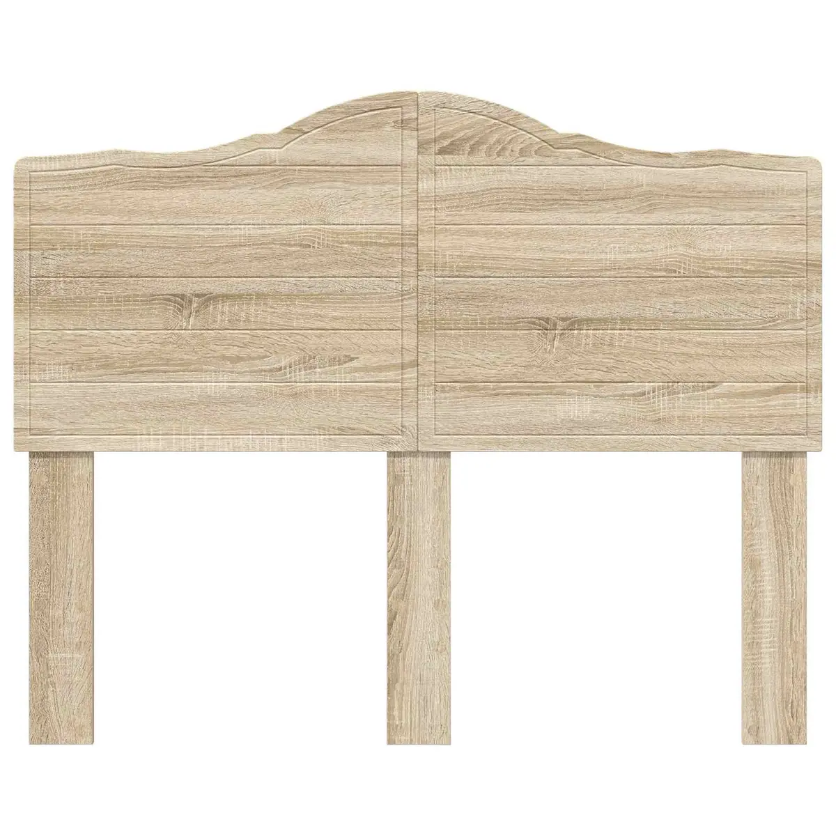 Sonoma Oak Engineered Wood Headboard in Brown