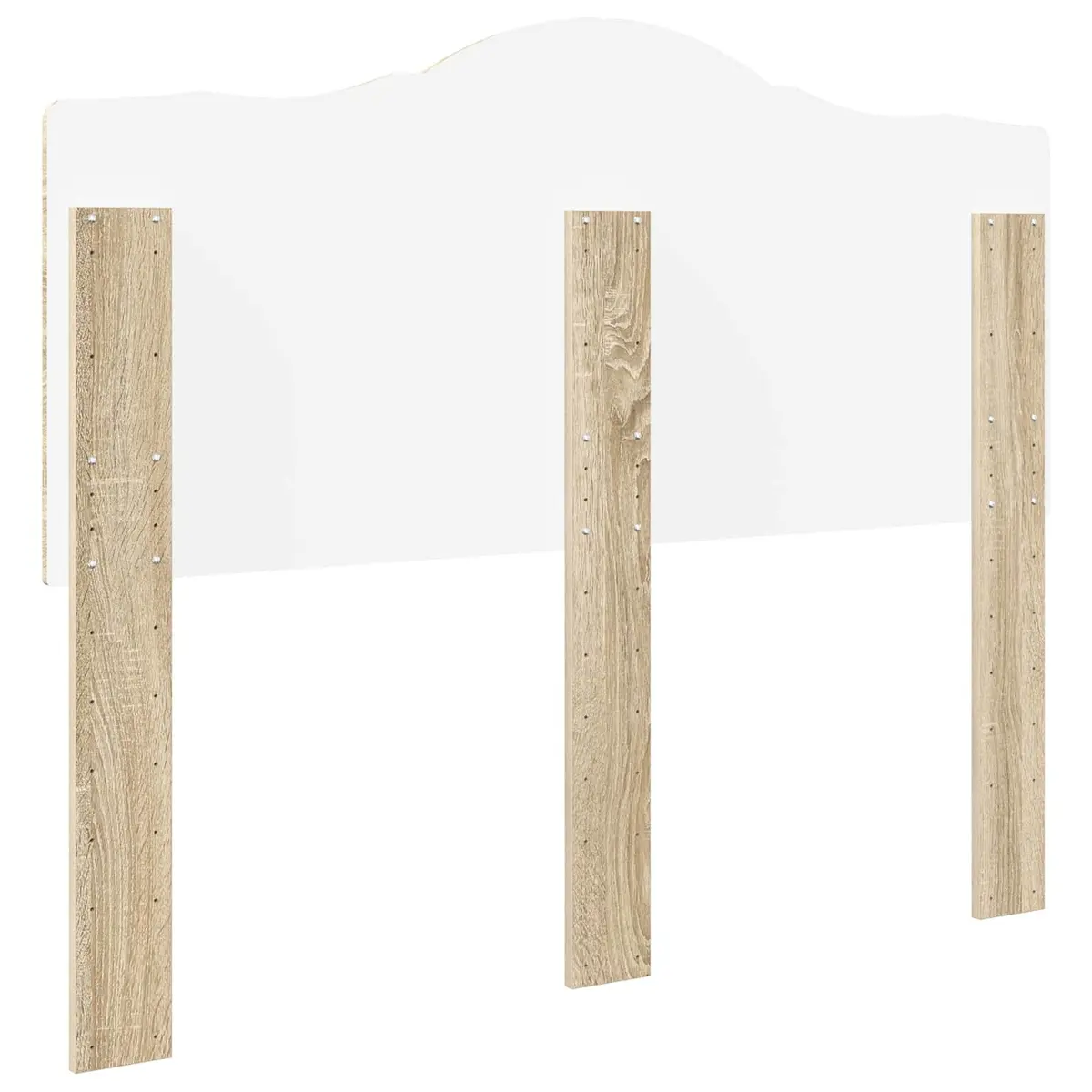 Sonoma Oak Engineered Wood Headboard in Brown