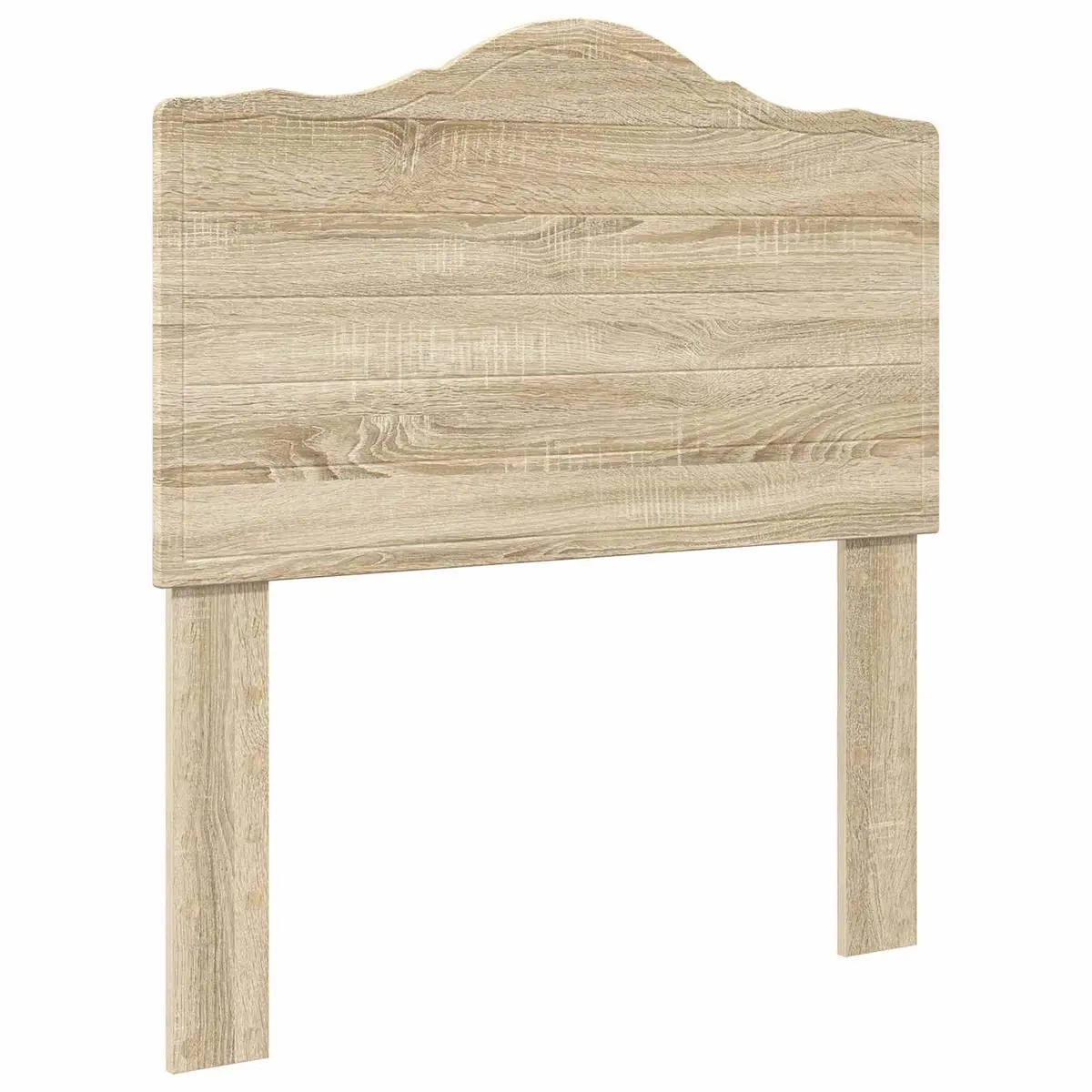 Headboard Modern Minimalist Brown Engineered Wood Sonoma Oak