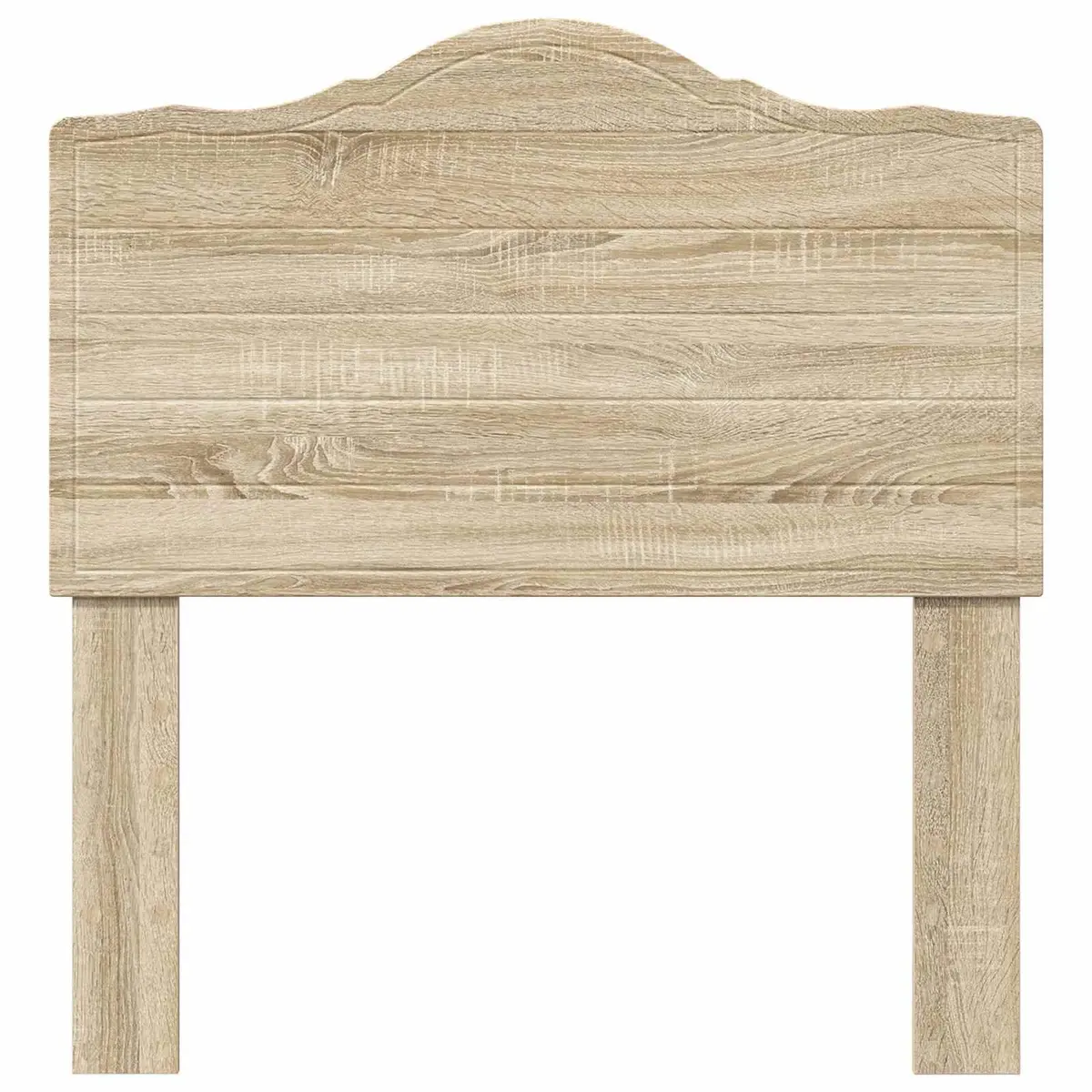 Headboard Modern Minimalist Brown Engineered Wood Sonoma Oak