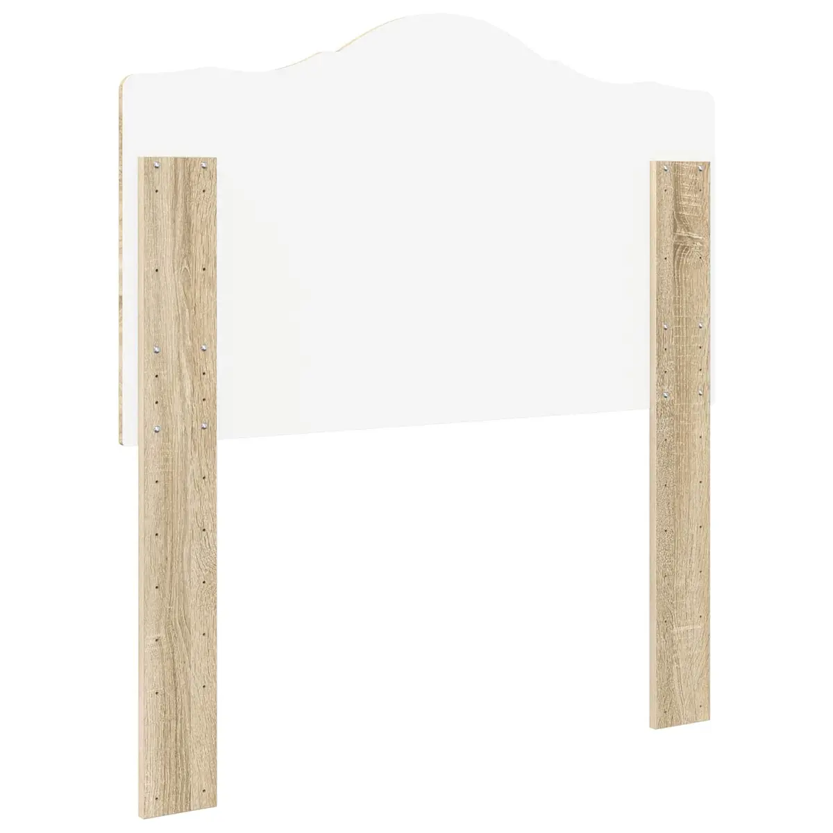 Headboard Modern Minimalist Brown Engineered Wood Sonoma Oak