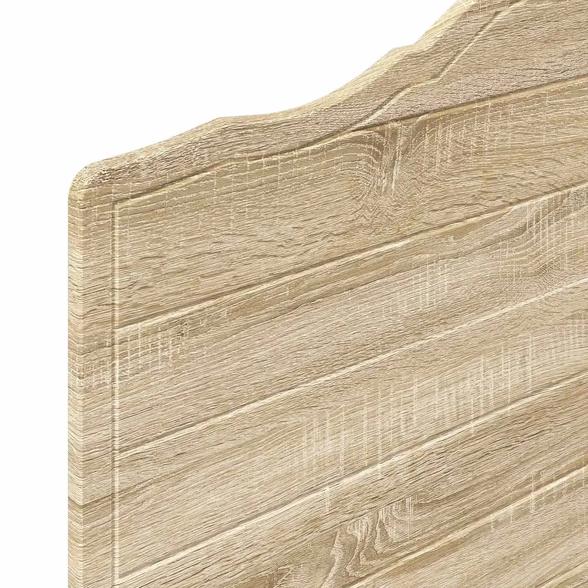 Headboard Modern Minimalist Brown Engineered Wood Sonoma Oak