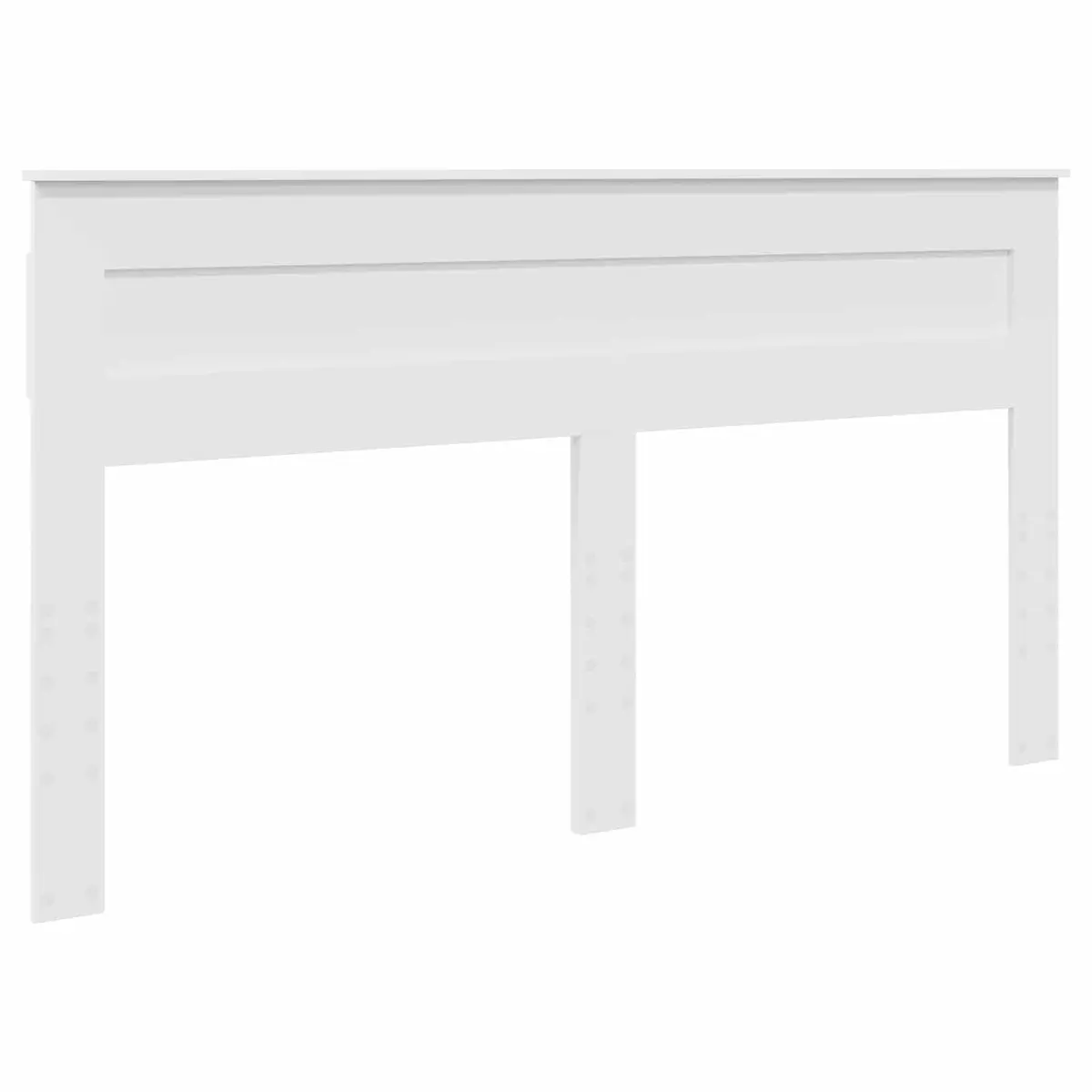 White Engineered Wood Headboard for Comfort