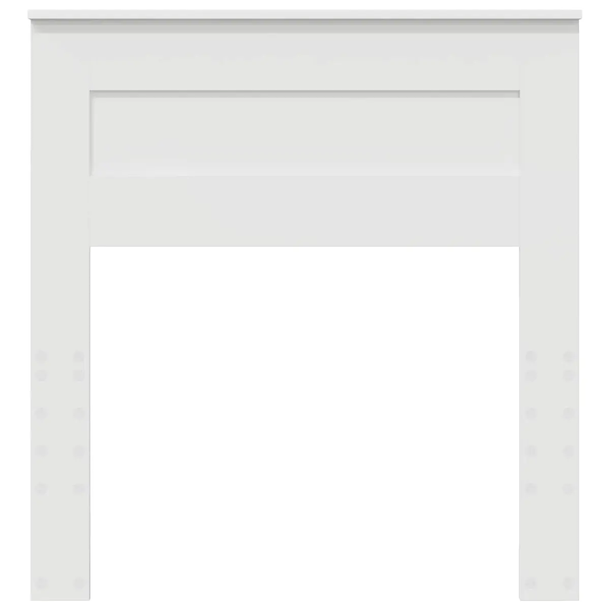 Engineered Wood Headboard White Modern Minimalist Bedroom Furniture