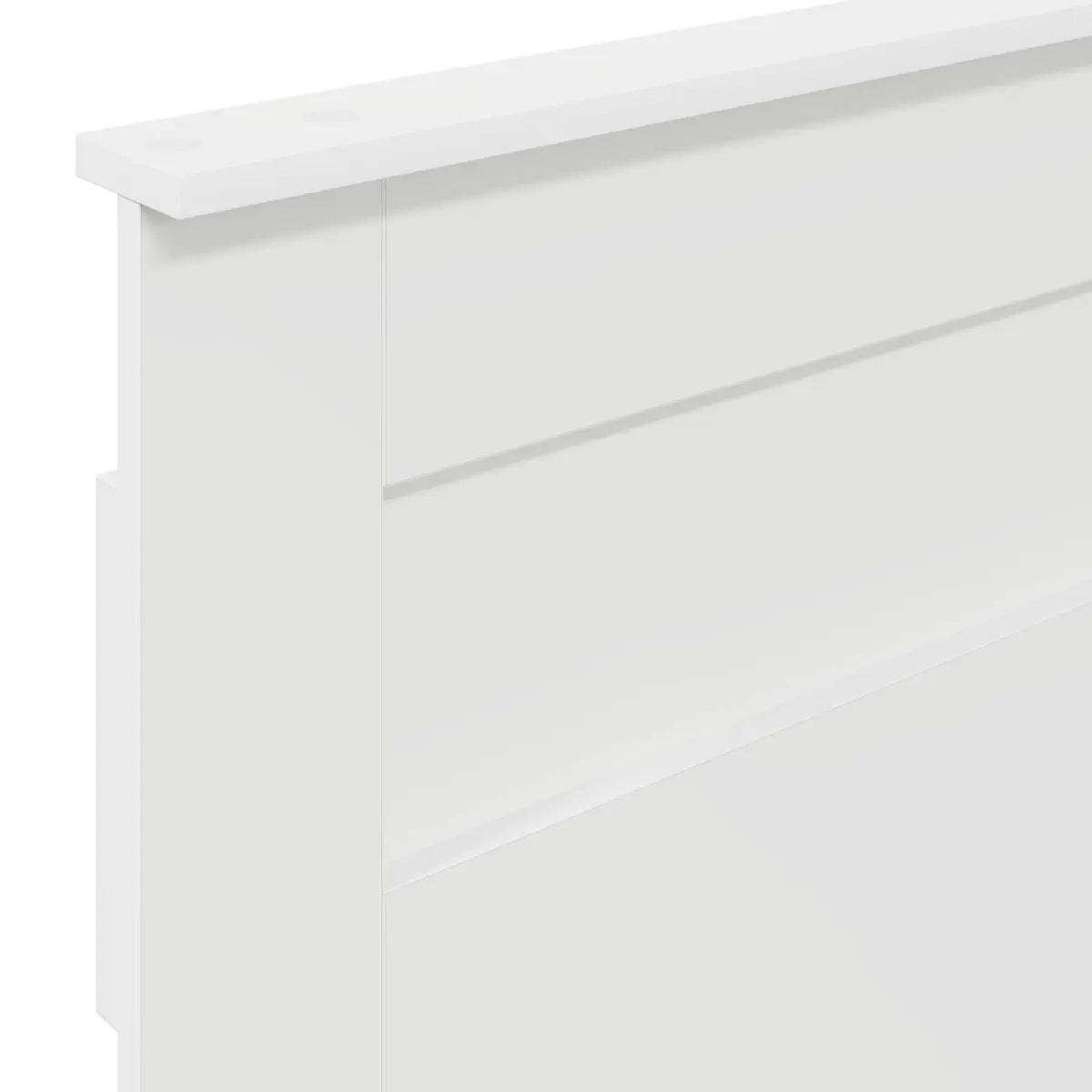 Engineered Wood Headboard White Modern Minimalist Bedroom Furniture