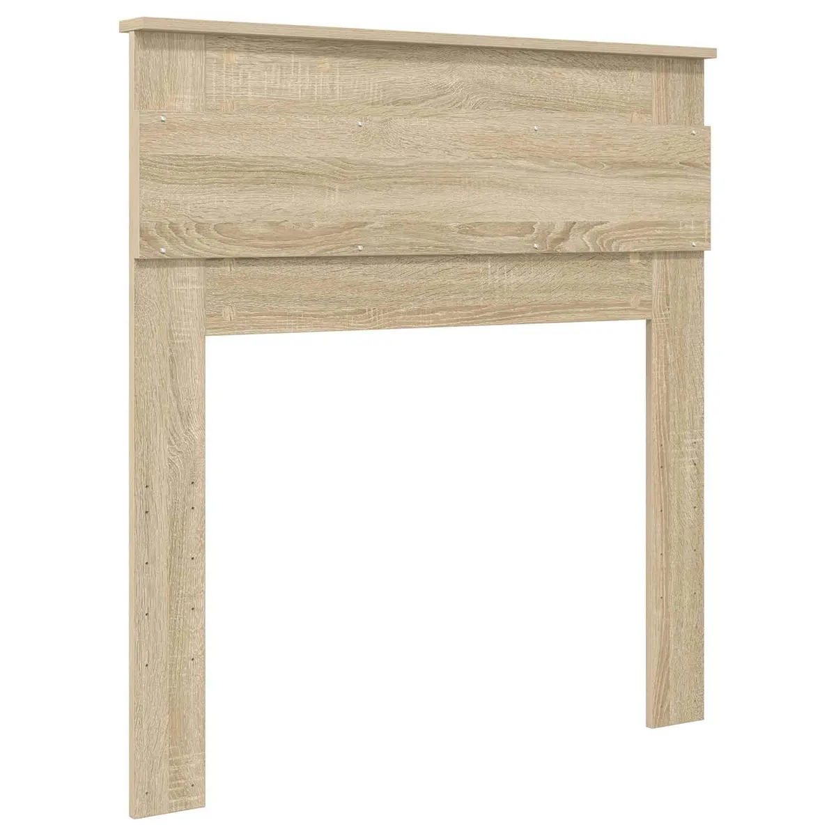 Brown Engineered Wood Headboard Modern Bedroom Furniture Contemporary Design
