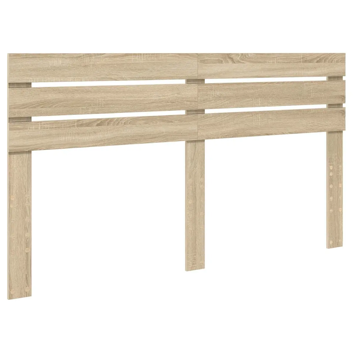 Headboard Brown Rectangular Engineered Wood Bedroom Furniture