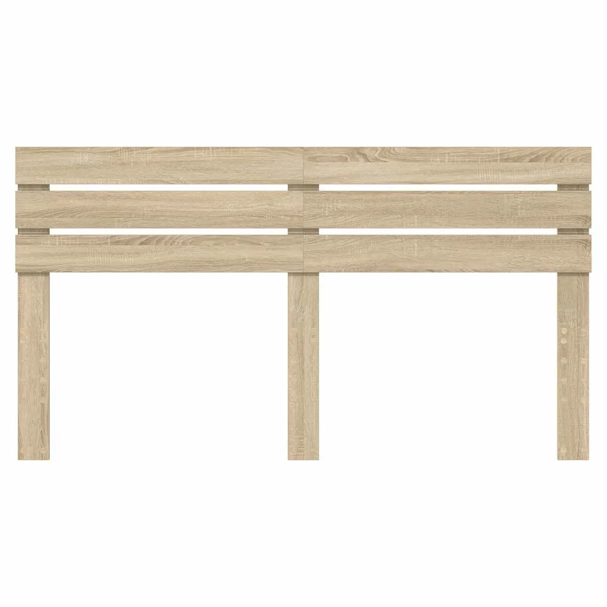 Headboard Brown Rectangular Engineered Wood Bedroom Furniture