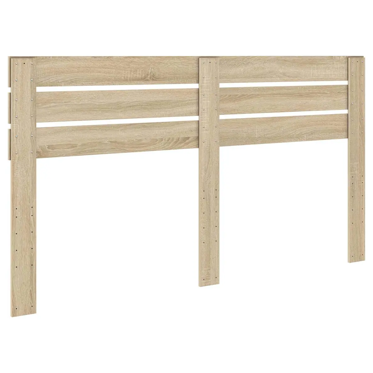 Headboard Brown Rectangular Engineered Wood Bedroom Furniture