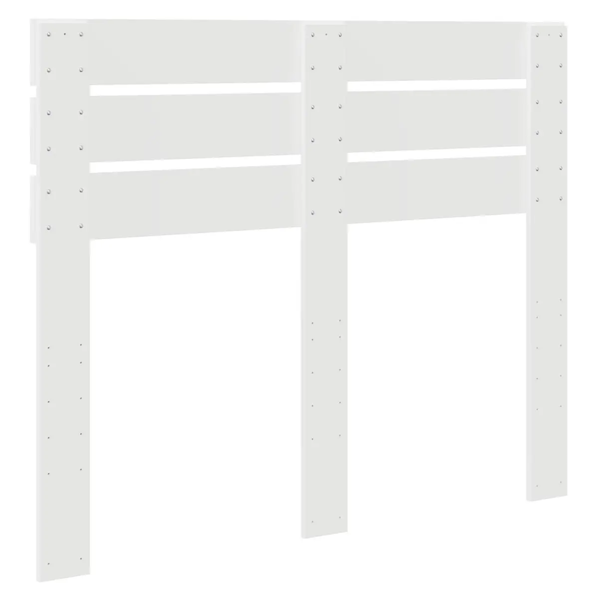 Headboard White Engineered Wood Modern Rectangular Bedroom Furniture Stylish