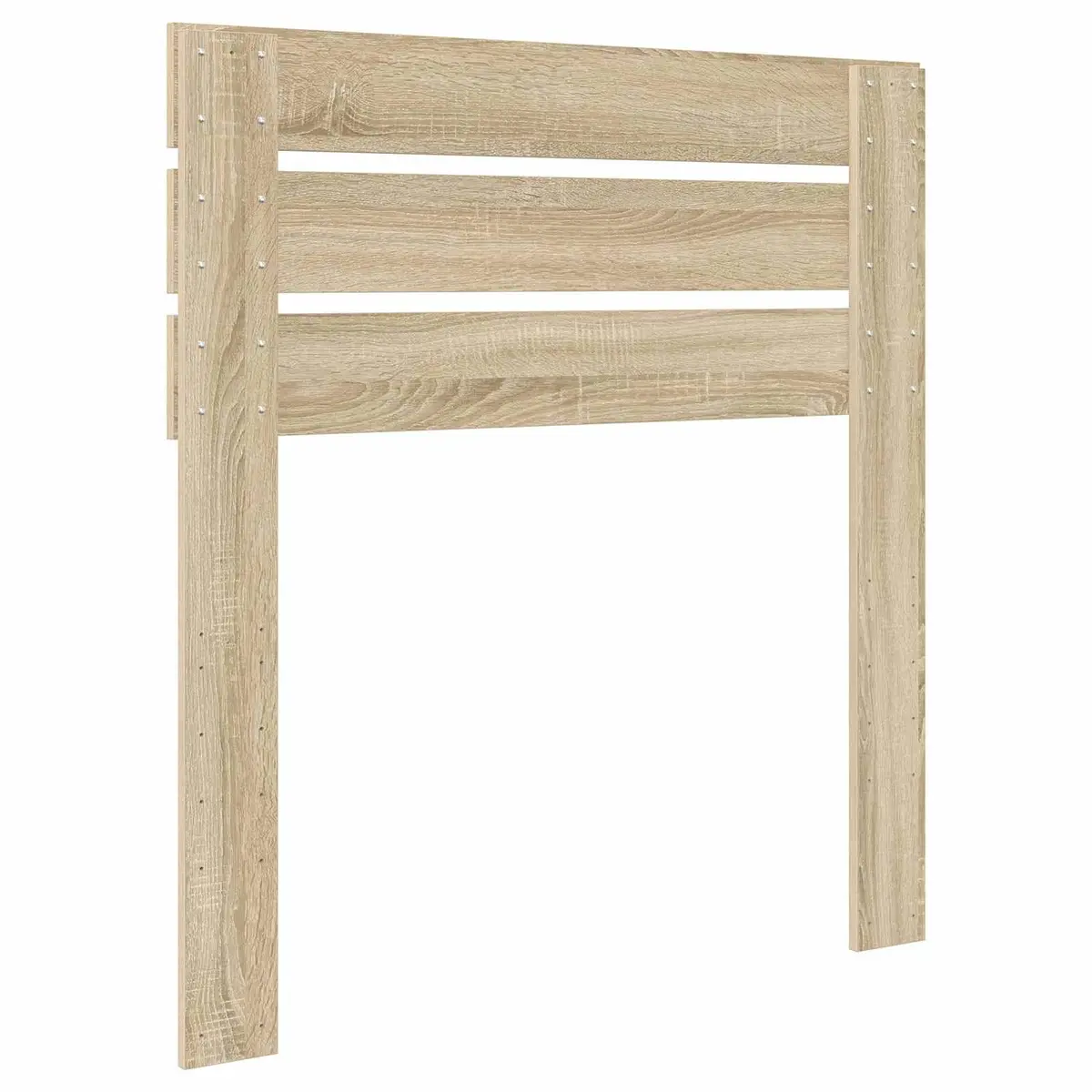 Rectangular Headboard Modern Style Brown Engineered Wood Furniture for Bedroom