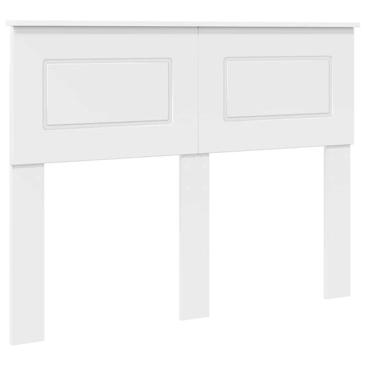 White Rectangular Headboard for Modern Bedrooms