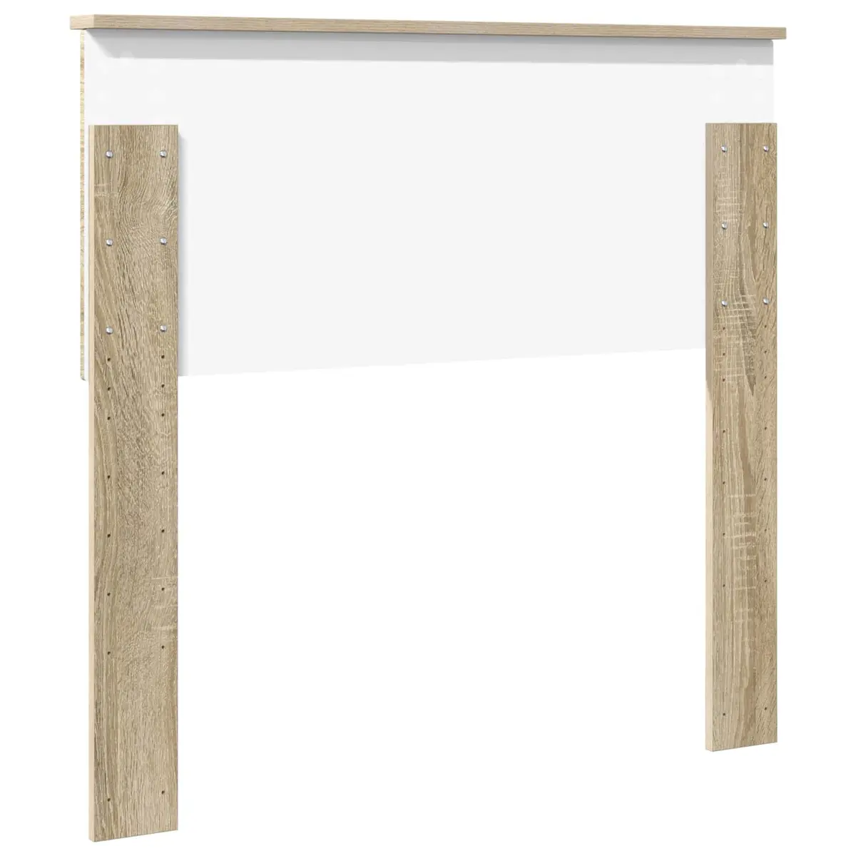 Headboard Modern Minimalist Rectangular Engineered Wood Brown