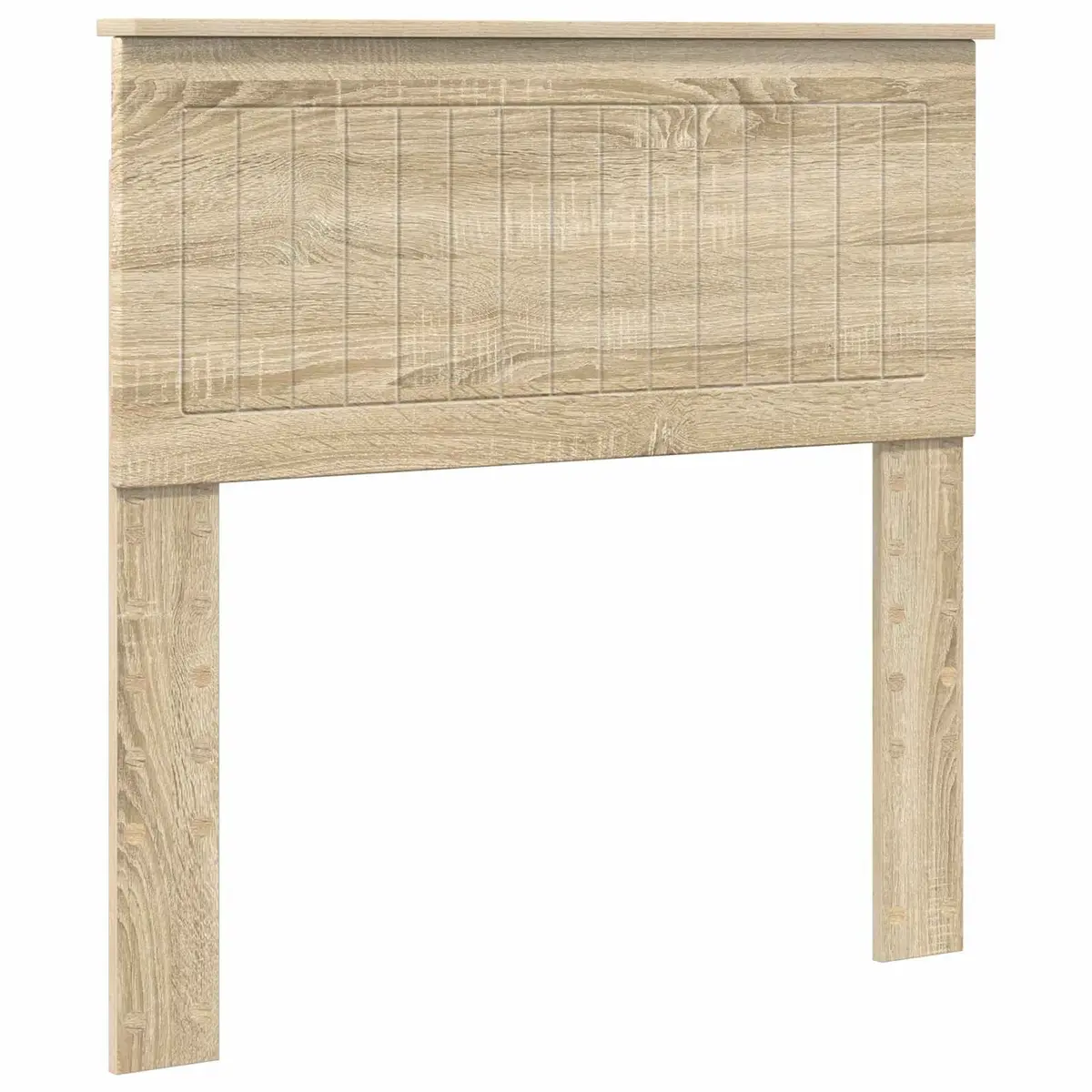 Headboard Brown Modern Minimalist Rectangular Engineered Wood