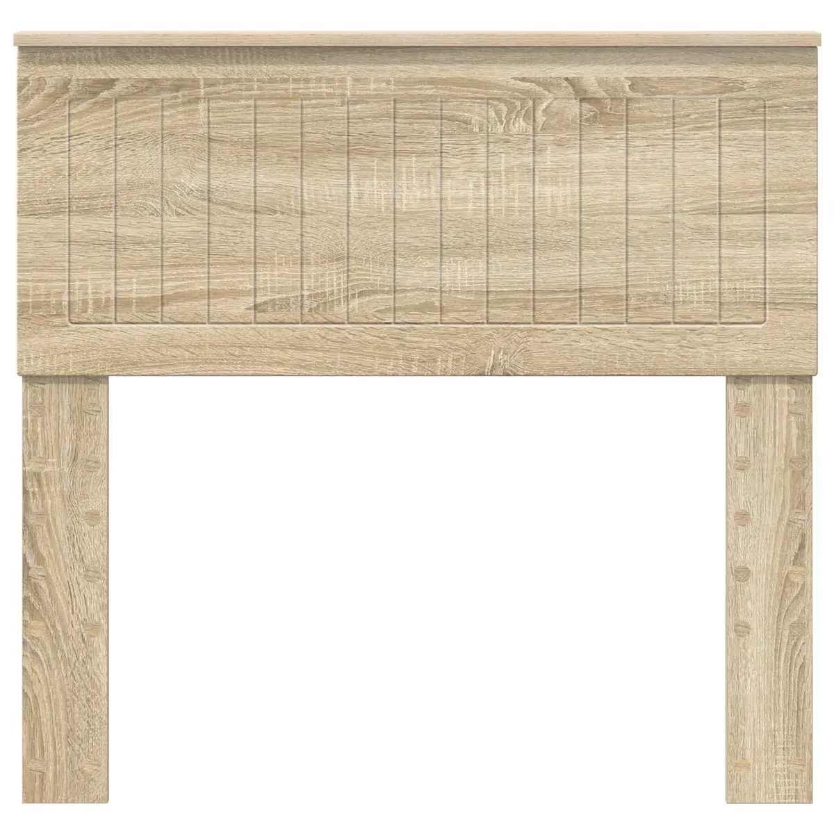 Headboard Brown Modern Minimalist Rectangular Engineered Wood