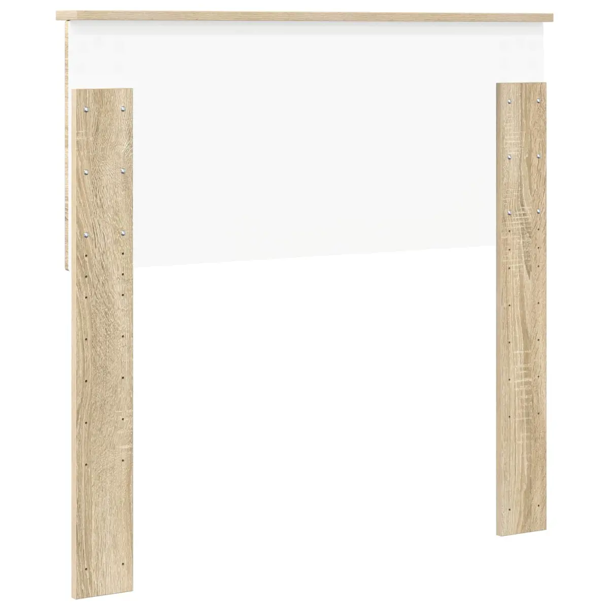 Headboard Brown Modern Minimalist Rectangular Engineered Wood