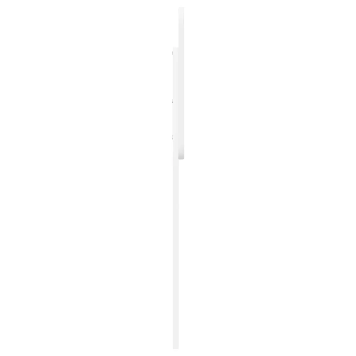 Minimalist Modern Headboard White Engineered Wood Bedroom Furniture