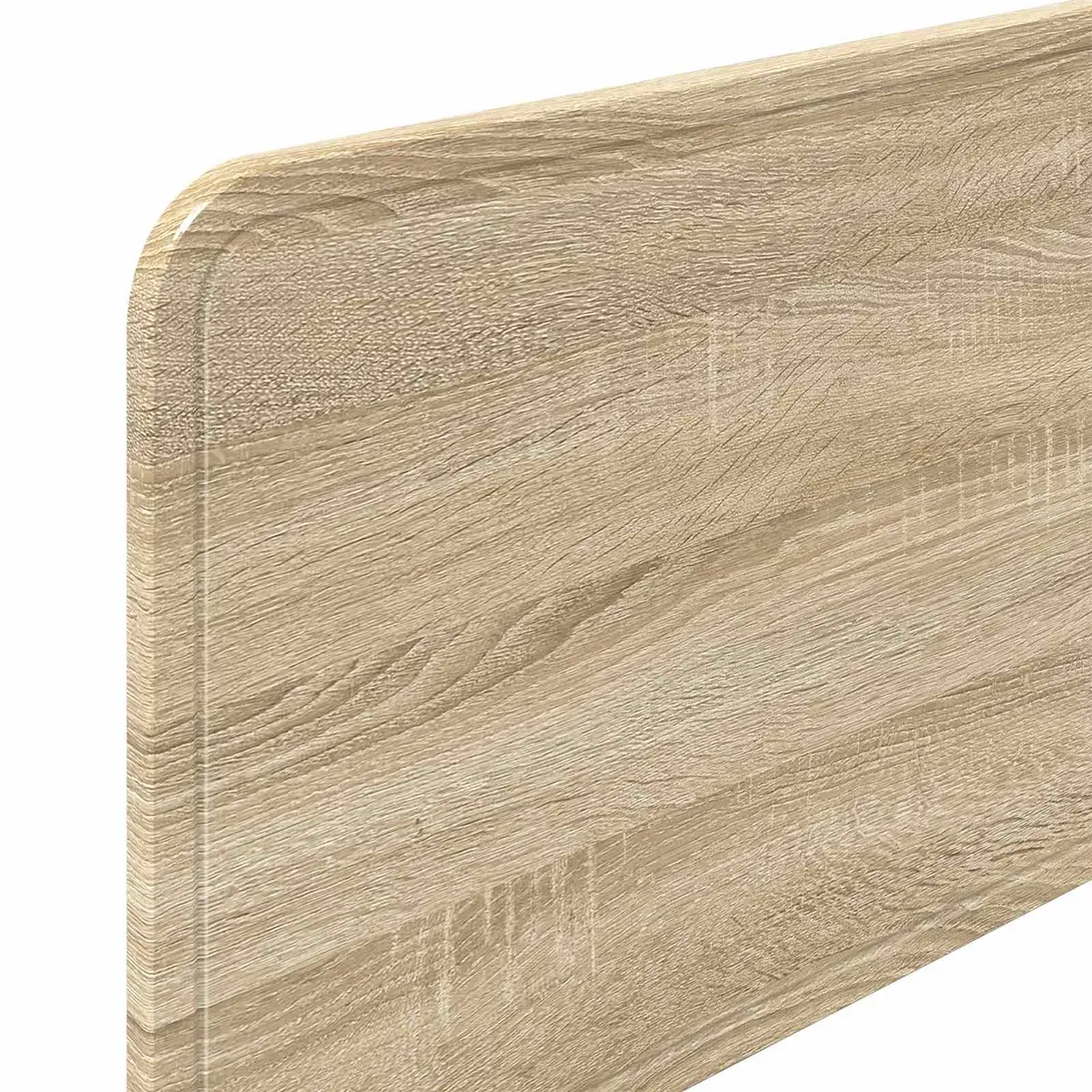 Headboard Sonoma Oak Engineered Wood Brown Modern Minimalist Bedroom Furniture