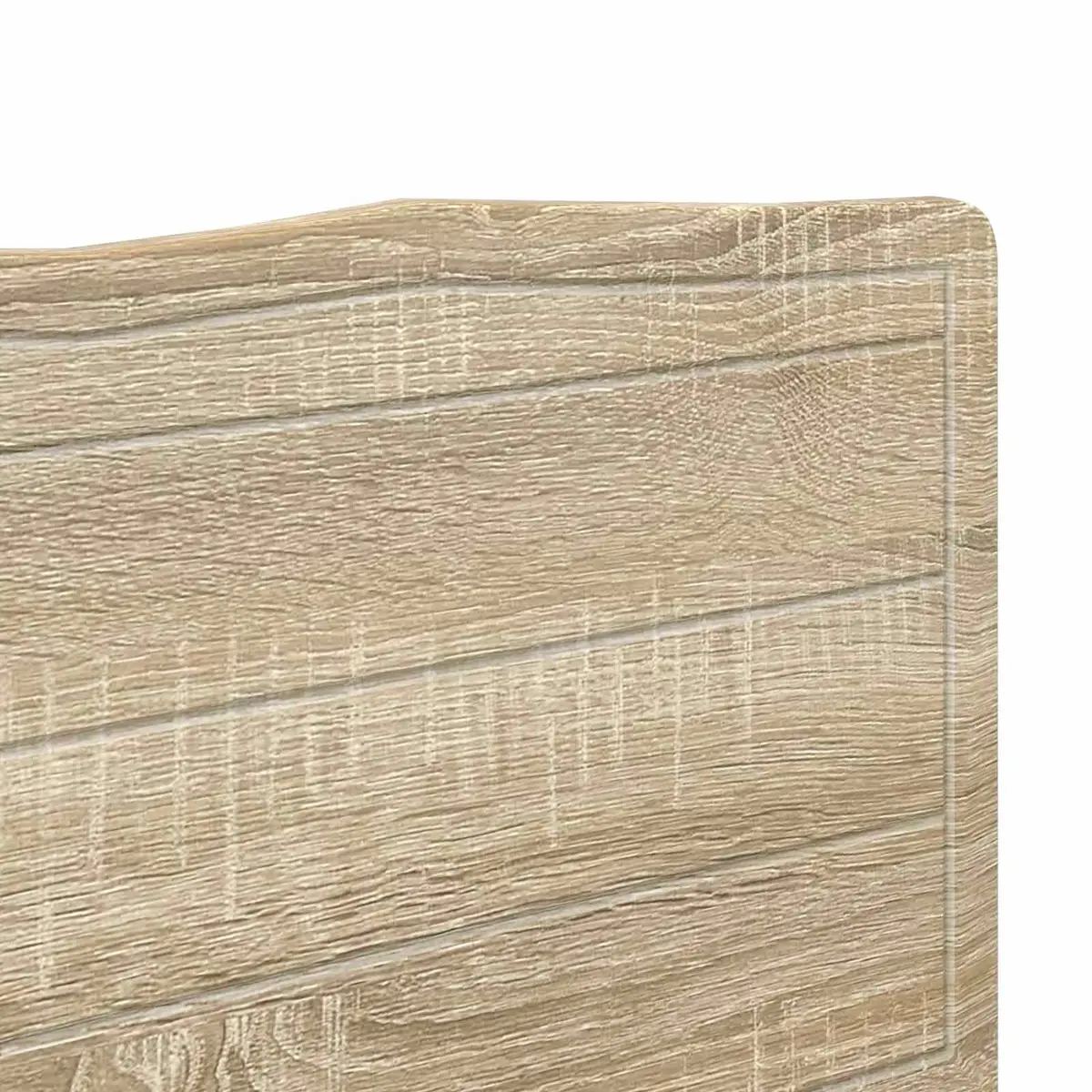 Headboard Sonoma Oak Engineered Wood Modern Bedroom Furniture Brown Rectangular