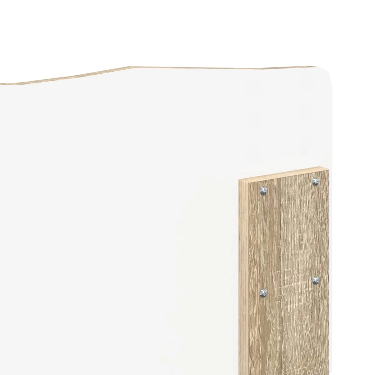 Headboard Sonoma Oak Engineered Wood Modern Bedroom Furniture Brown Rectangular