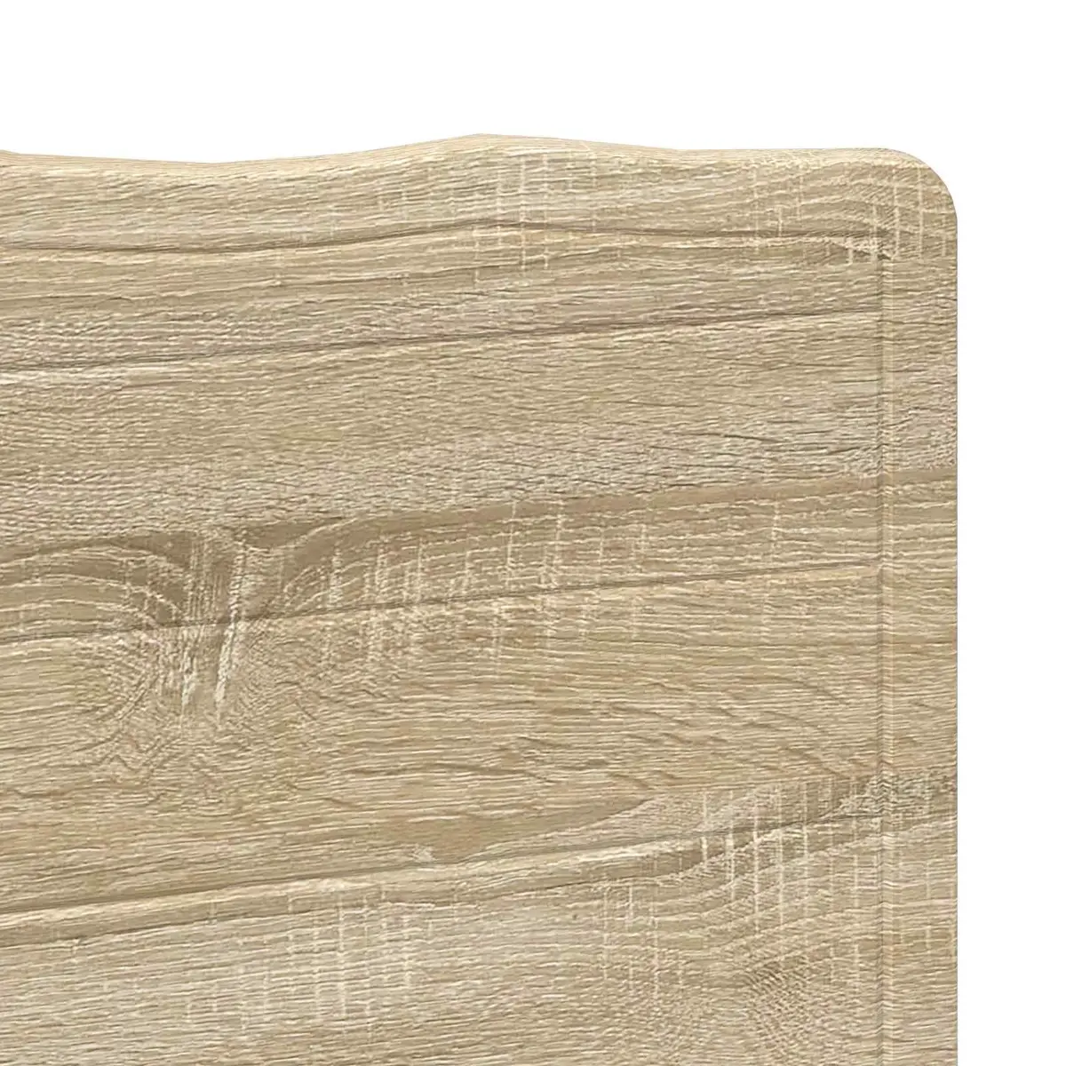 Headboard Bedroom Furniture Modern Design Engineered Wood Brown Rectangle
