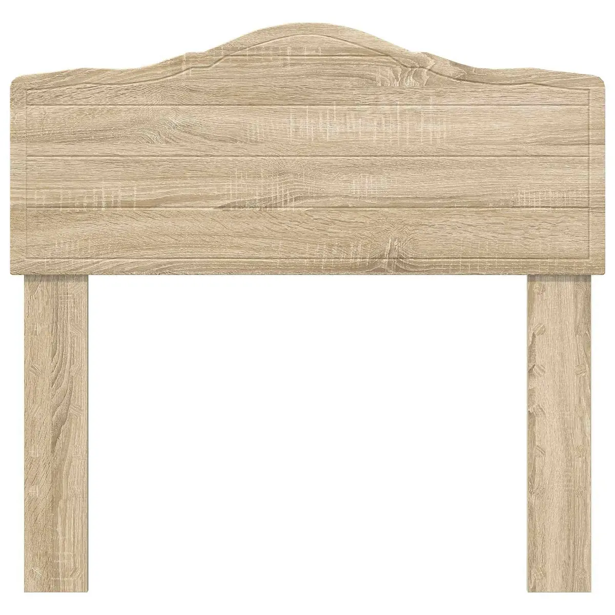 Headboard Engineered Wood Modern Bedroom Furniture Brown Minimalist Design