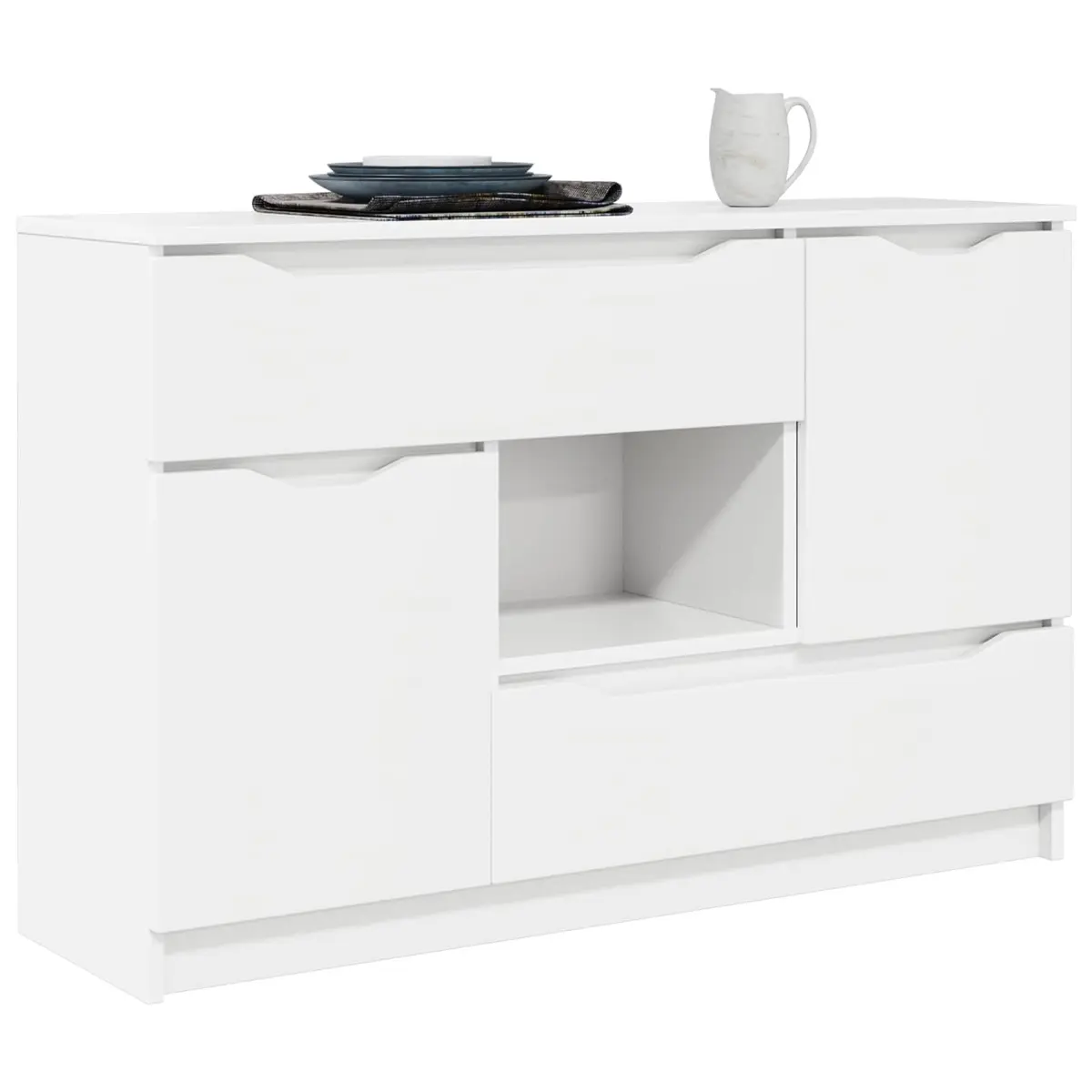 White Sideboard for Living Room and Dining Areas