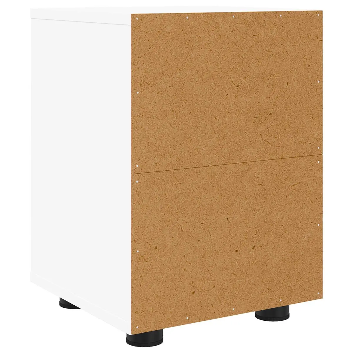 White Bedside Table with Storage Drawer