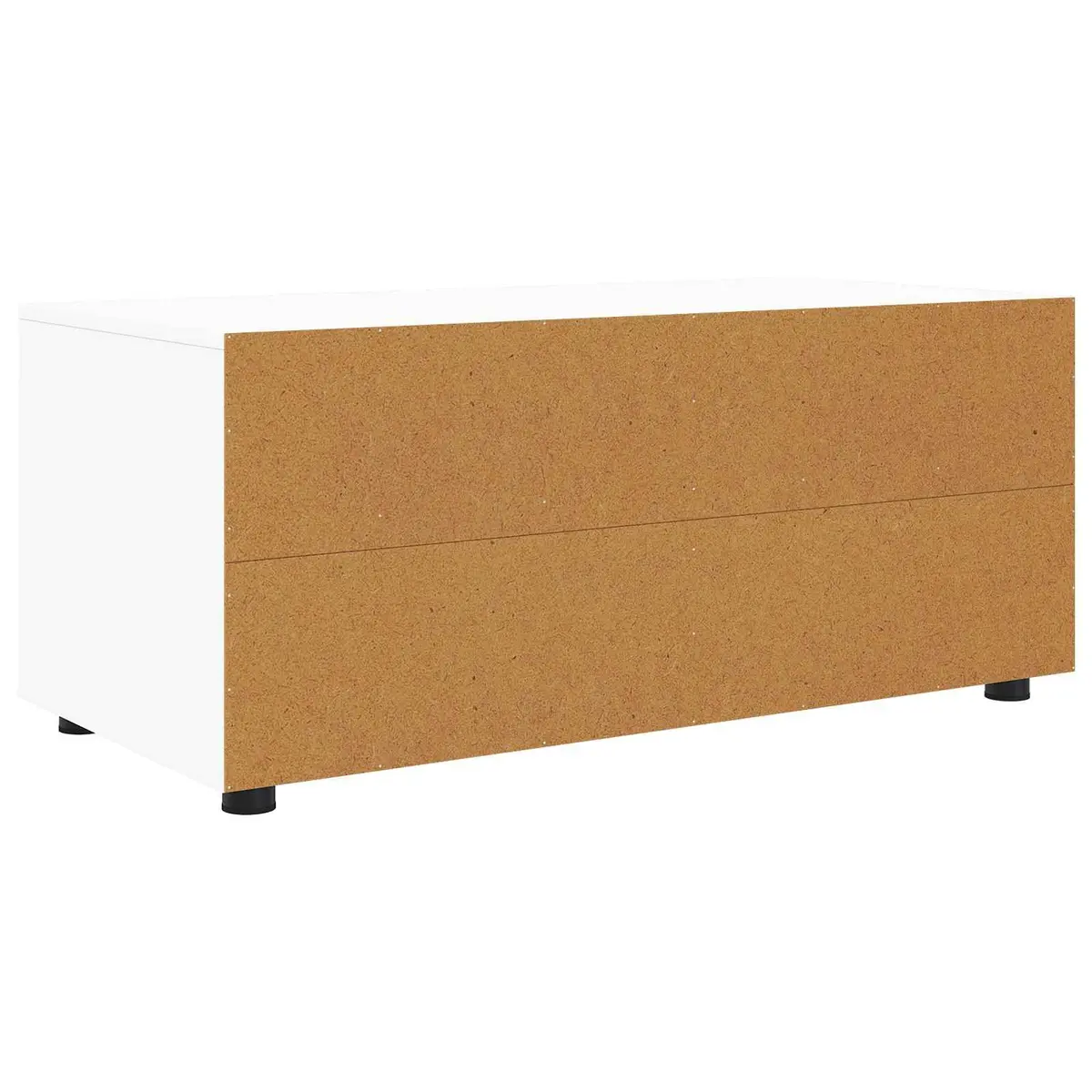 TV Cabinet White Modern 100cm Engineered Wood