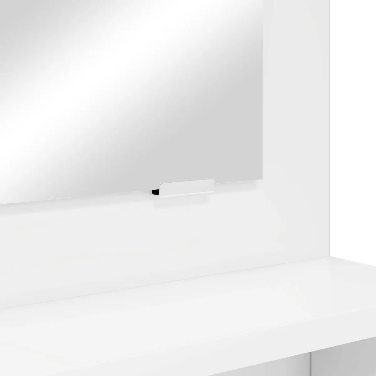 White Vanity Unit with Drawer Storage