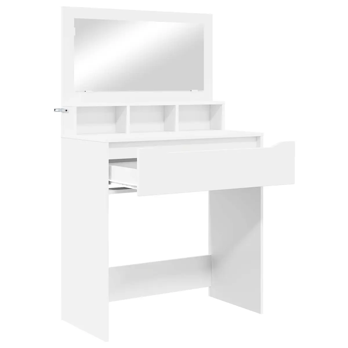 White Vanity Unit with Drawer Storage