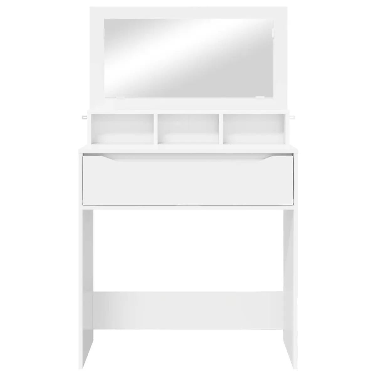 White Vanity Unit with Drawer Storage
