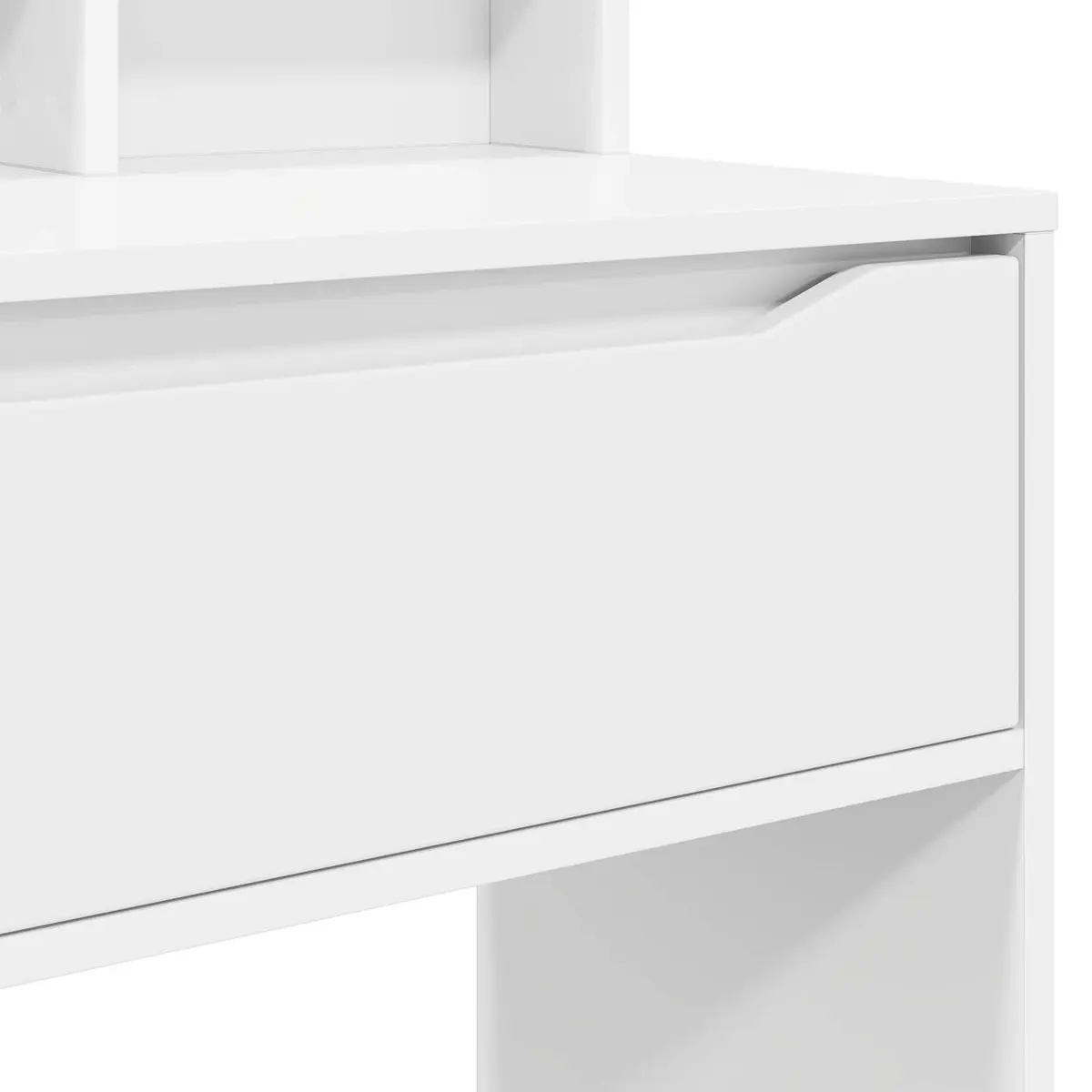 White Vanity Unit with Drawer Storage