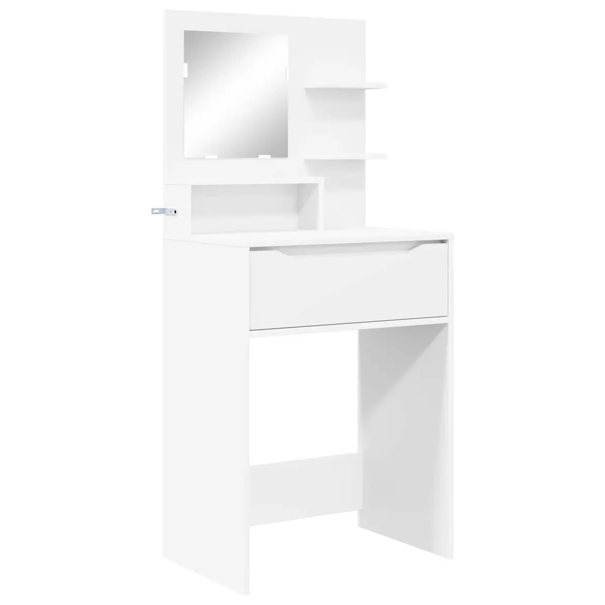 White Modern Dressing Table with Drawer for Bedrooms