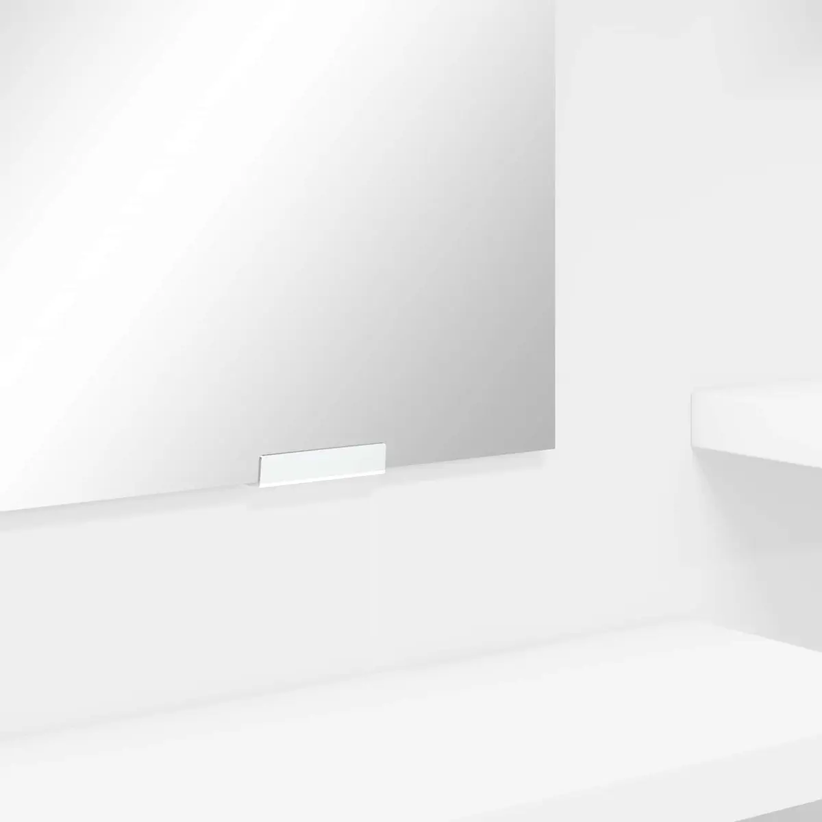 White Modern Dressing Table with Drawer for Bedrooms