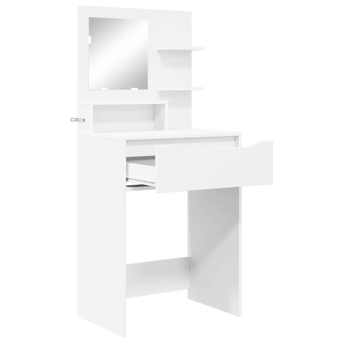 White Modern Dressing Table with Drawer for Bedrooms