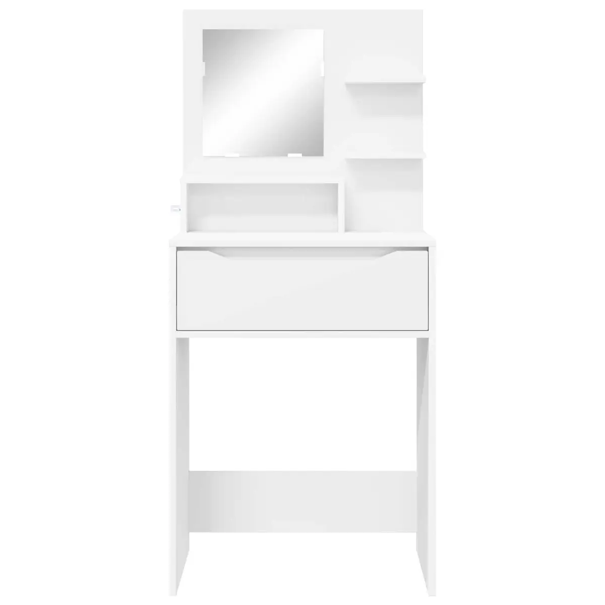 White Modern Dressing Table with Drawer for Bedrooms
