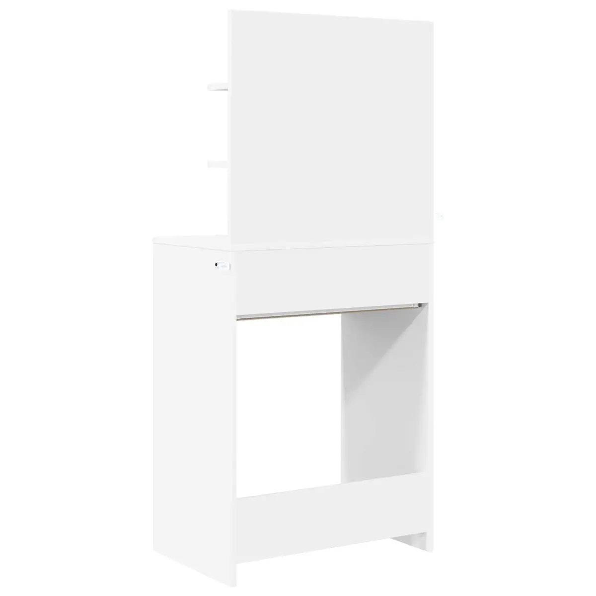 White Modern Dressing Table with Drawer for Bedrooms