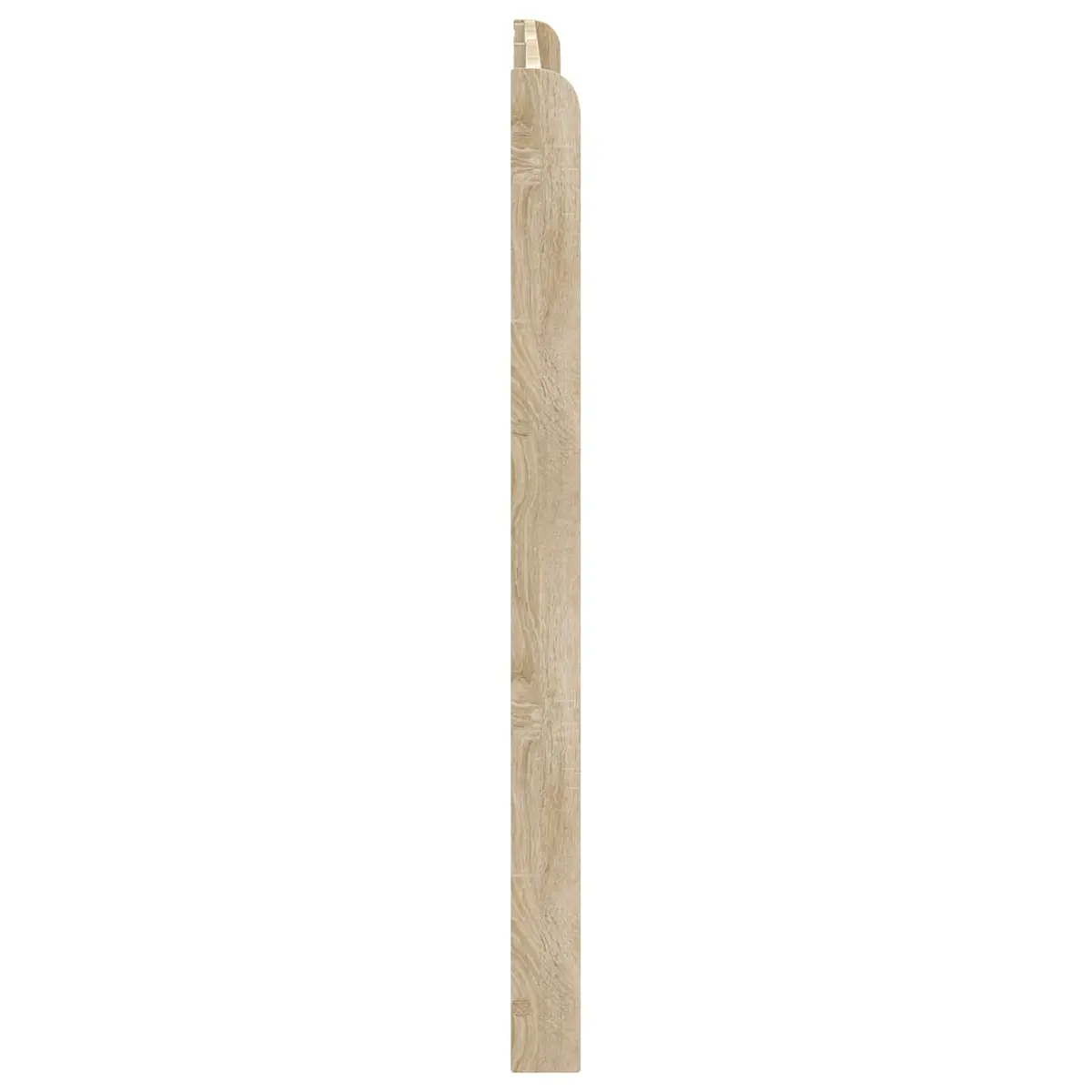 Brown Engineered Wood Vertical Slat Headboard