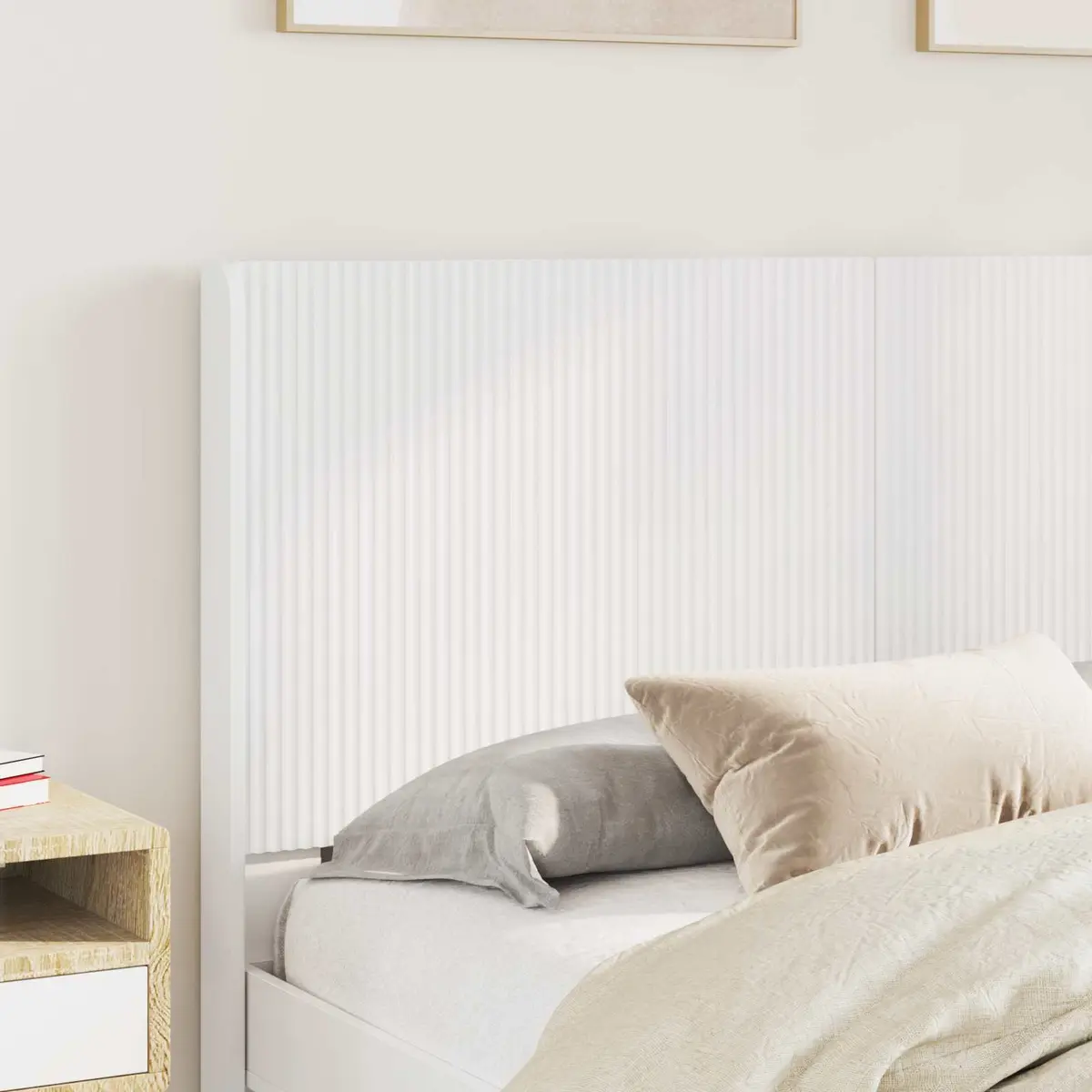 Vertical Slat Headboard for Engineered Wood Bed Frame