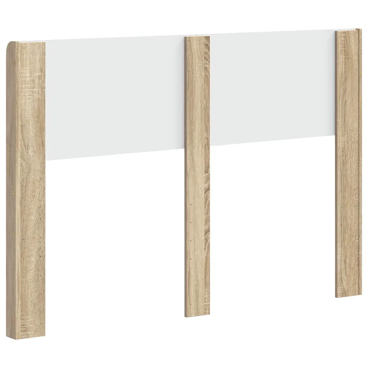 Sonoma Oak Brown Engineered Wood Headboard with Slats