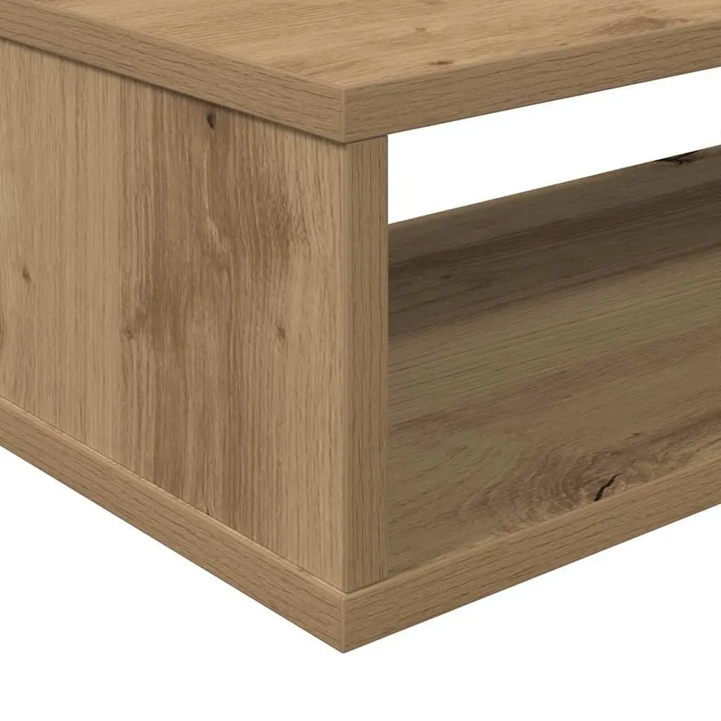 Wall Mounted TV Stand Brown 120x25x28.5cm Engineered Wood Shelves Storage Unit