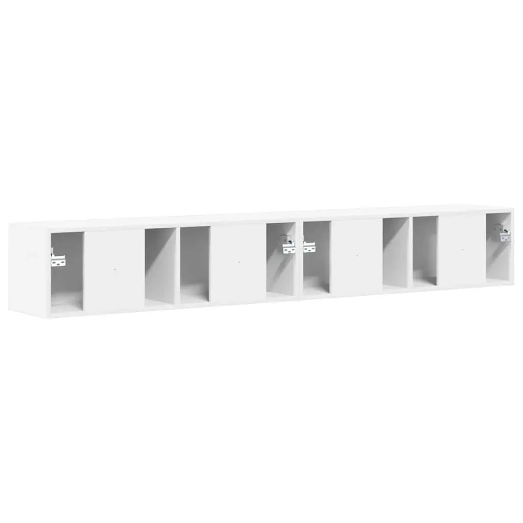 TV Wall Cabinet White Modern 98x31x29.5cm Engineered Wood