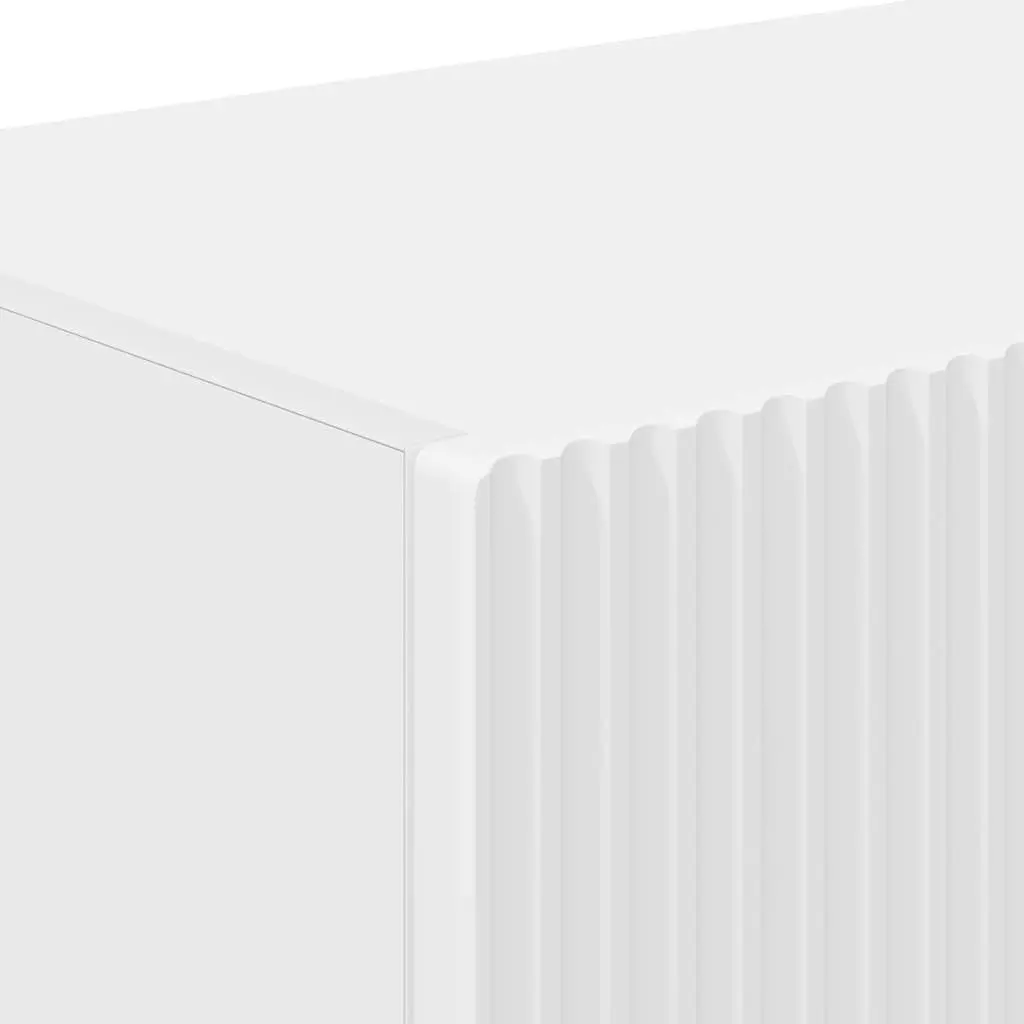 TV Wall Cabinet White Modern 98x31x29.5cm Engineered Wood