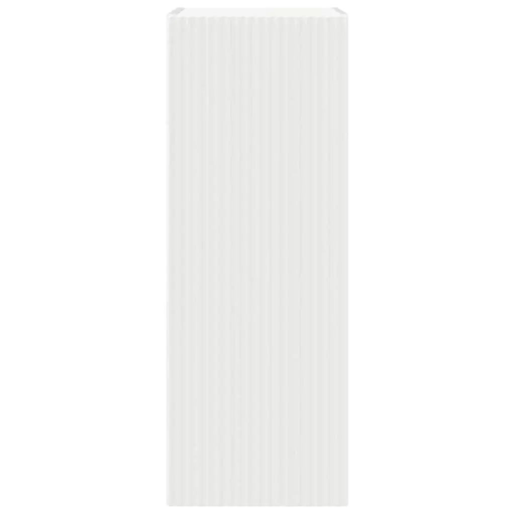 White Modern TV Wall Cabinet Set for Living Room
