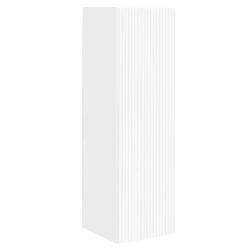 White TV Wall Cabinet Set for Living Rooms