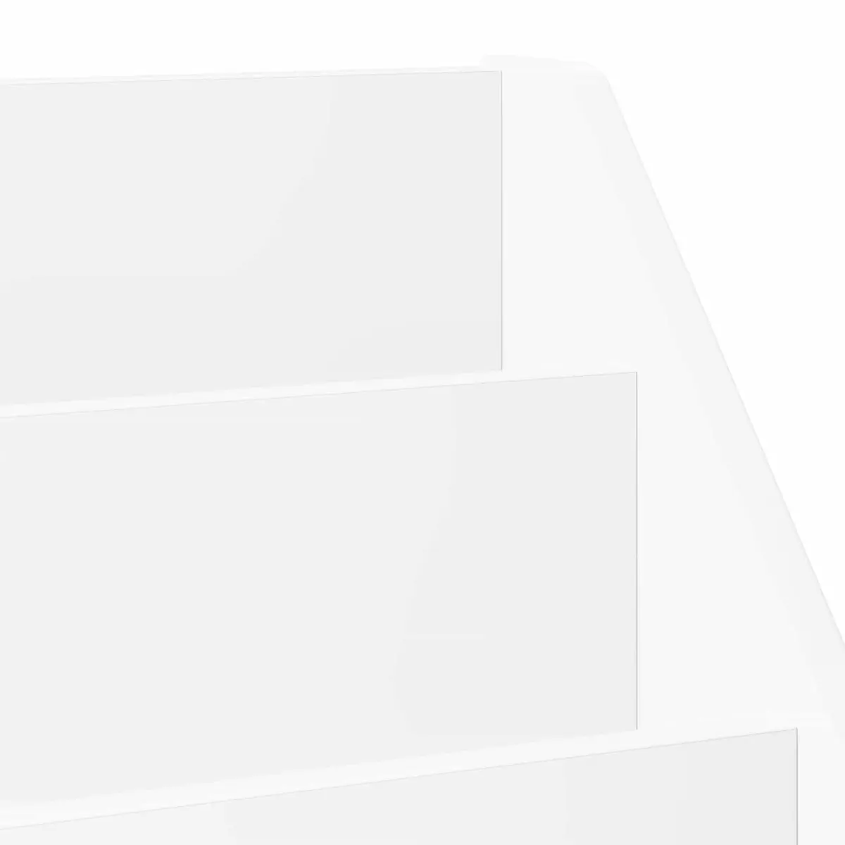Kids Bookshelf White Free-standing Storage Cabinet Shelves Drawers 60 x 29.5 x 69 cm Engineered Wood