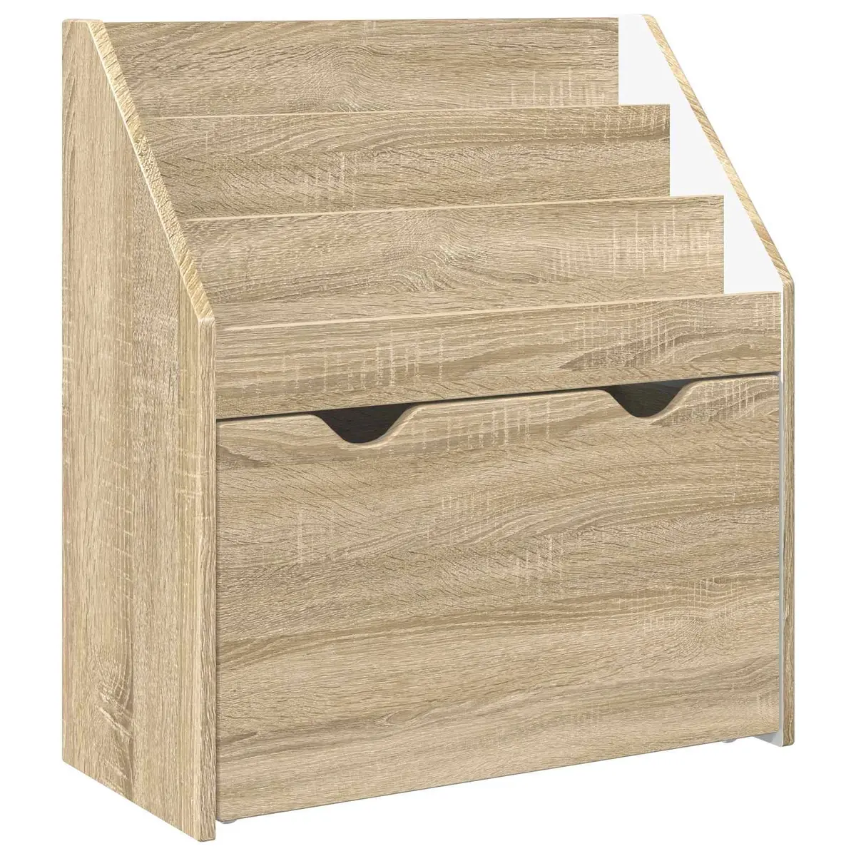 Kids Bookshelf Free Standing 60 x 29.5 x 69 cm Engineered Wood Brown